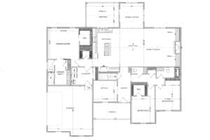 Redesigned Clark floor plan with 2412 square feet.