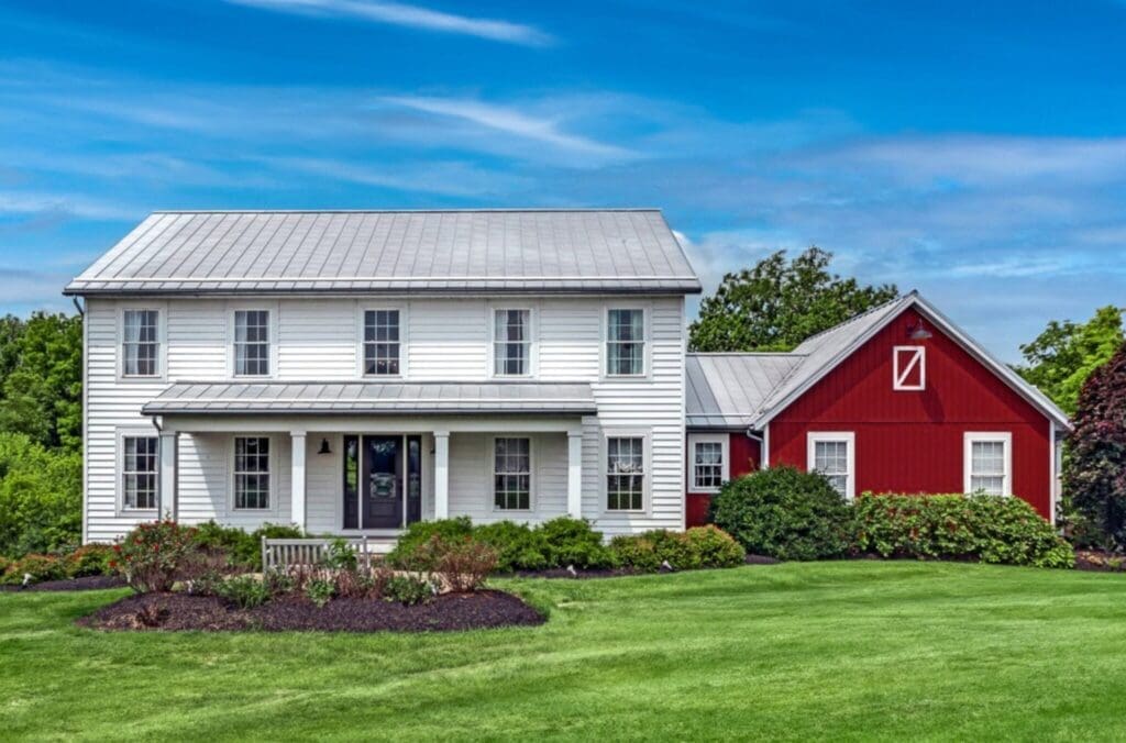Exterior view of the American Heritage Homes model home
